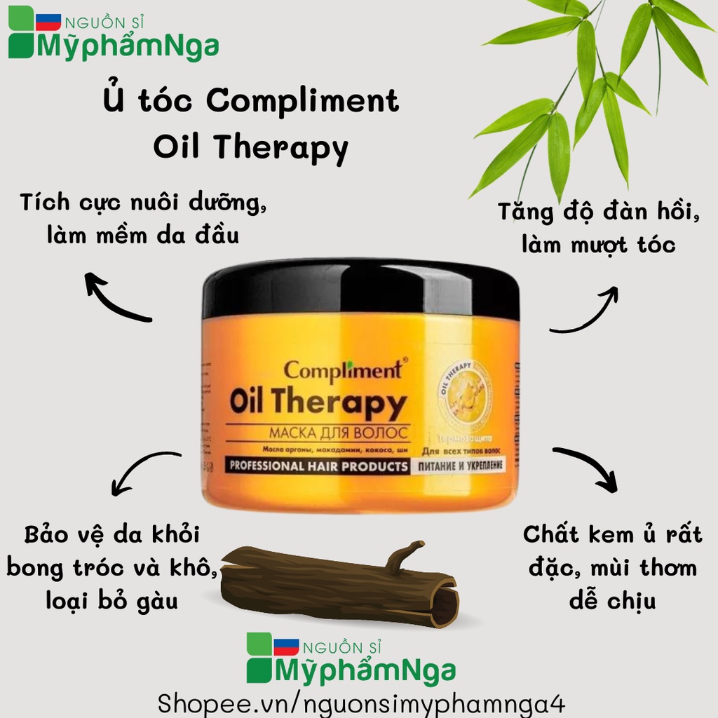 Ủ tóc Compliment Oil Therapy chăm sóc, phục hồi tóc