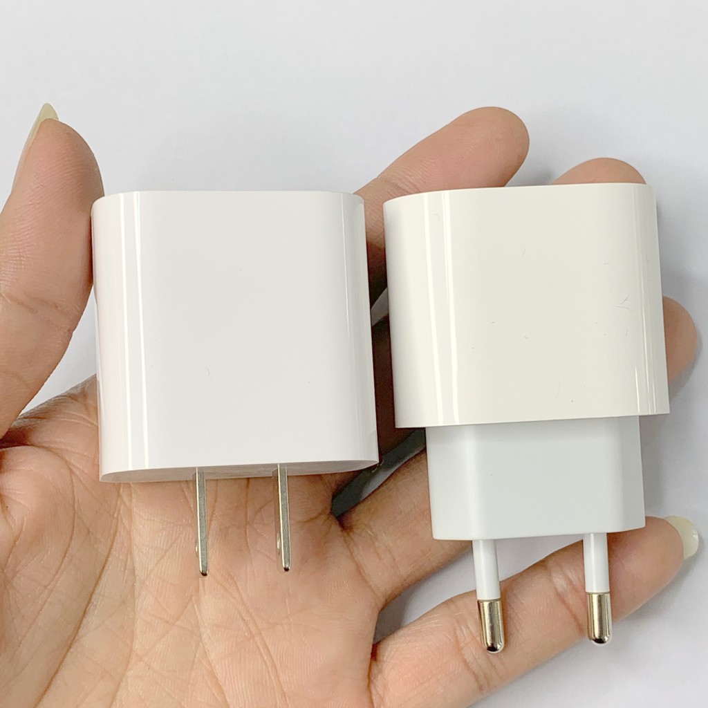 Sạc nhanh PD 18w - 20w  bộ củ cáp sạt dùng cho iphone ip 6/7/7plus/8/x/11/12, cóc xạc cổng typec to lightning dây dài 1m