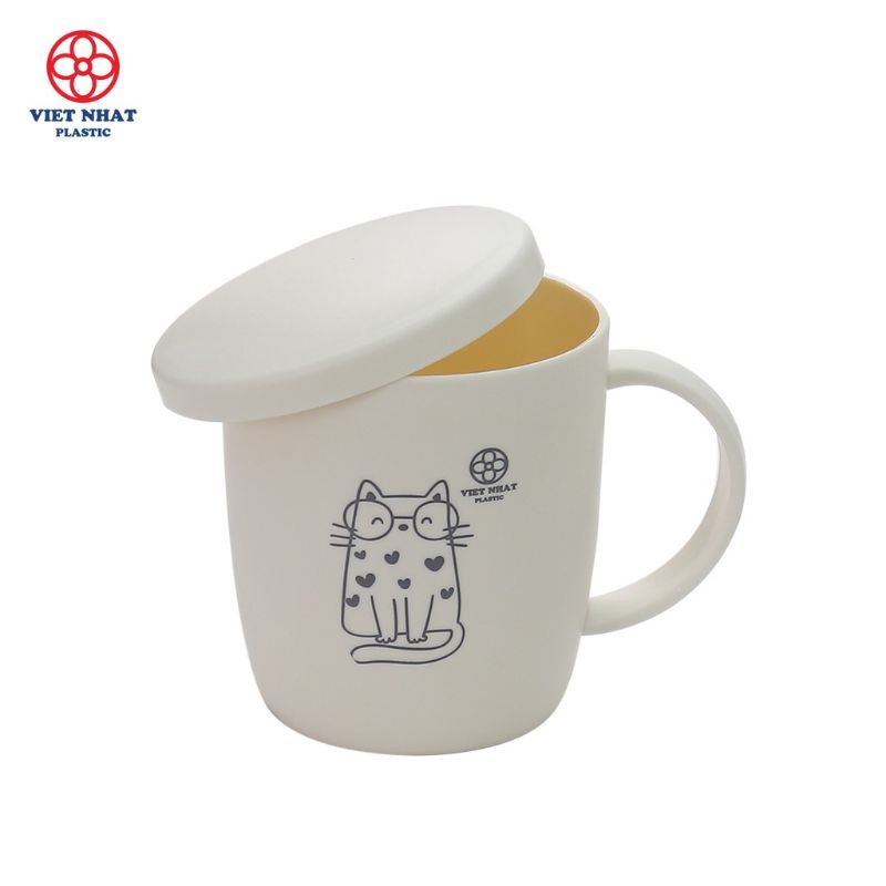 Ca cốc uống nước có nắp xinh xắn 6039