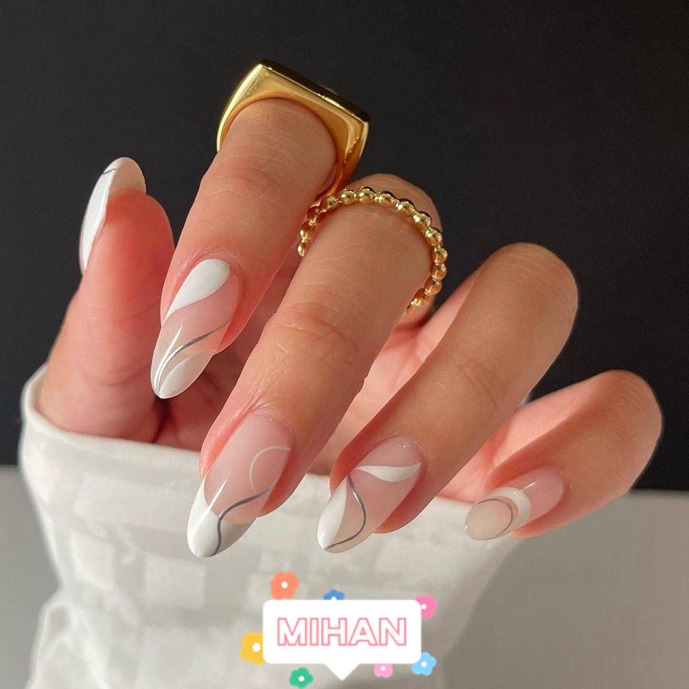 Hộp 24 Móng Tay Giả Dạng Nhấn Tiện Lợi MIHAN1