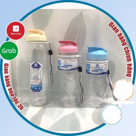 Bình nước học sinh Việt Nhật 550ml,750ml,900ml – Bình nước thể thao có quai dù treo BH 0088/0089/0090