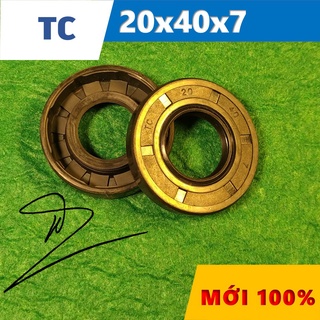 Phớt chặn dầu tc 20x40x7 ( phớt dầu / chắn dầu / lò xo / phớt ben / oil seal tc 20*40*7)