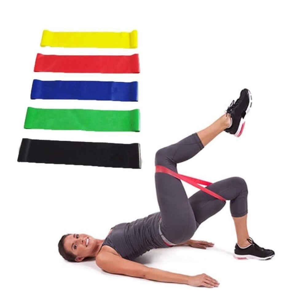 Dây tập swat tại nhà siêu tiện lợi - latex band for gym yoga pilate