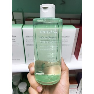 Nước Hoa Hồng Loại Bỏ Tế Bảo Chết, Dầu Thừa, Làm Sáng Da Innisfree Green Barley Peeling Toner 250ml