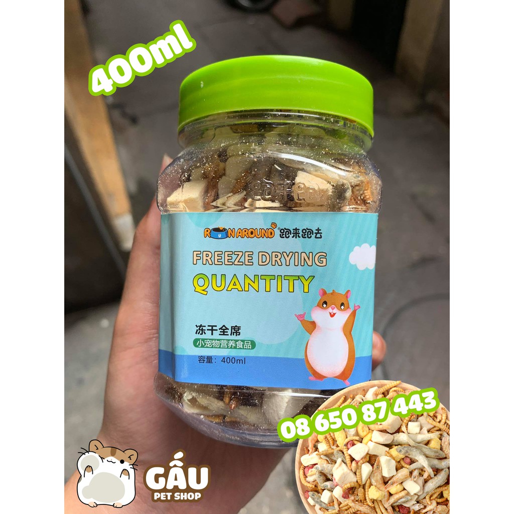 Thức ăn trộn hỗn hợp Freeze Drying Quantity Run Around