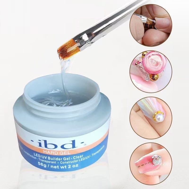 Gel đắp ẩn hoa IBD 56g trang trí móng làm nail mi