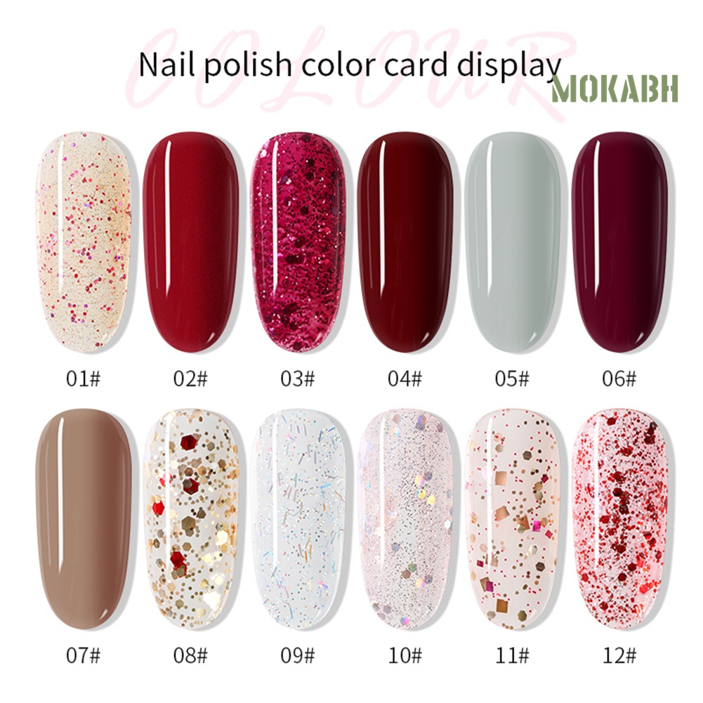 Sơn Móng Tay Gel UV Màu Lựu Khô Nhanh Bền Màu