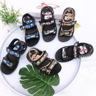 GIÀY SANDAL QUAI HẬU HỌC SINH BÉ TRAI SIÊU NHẸC (Size 28-37)