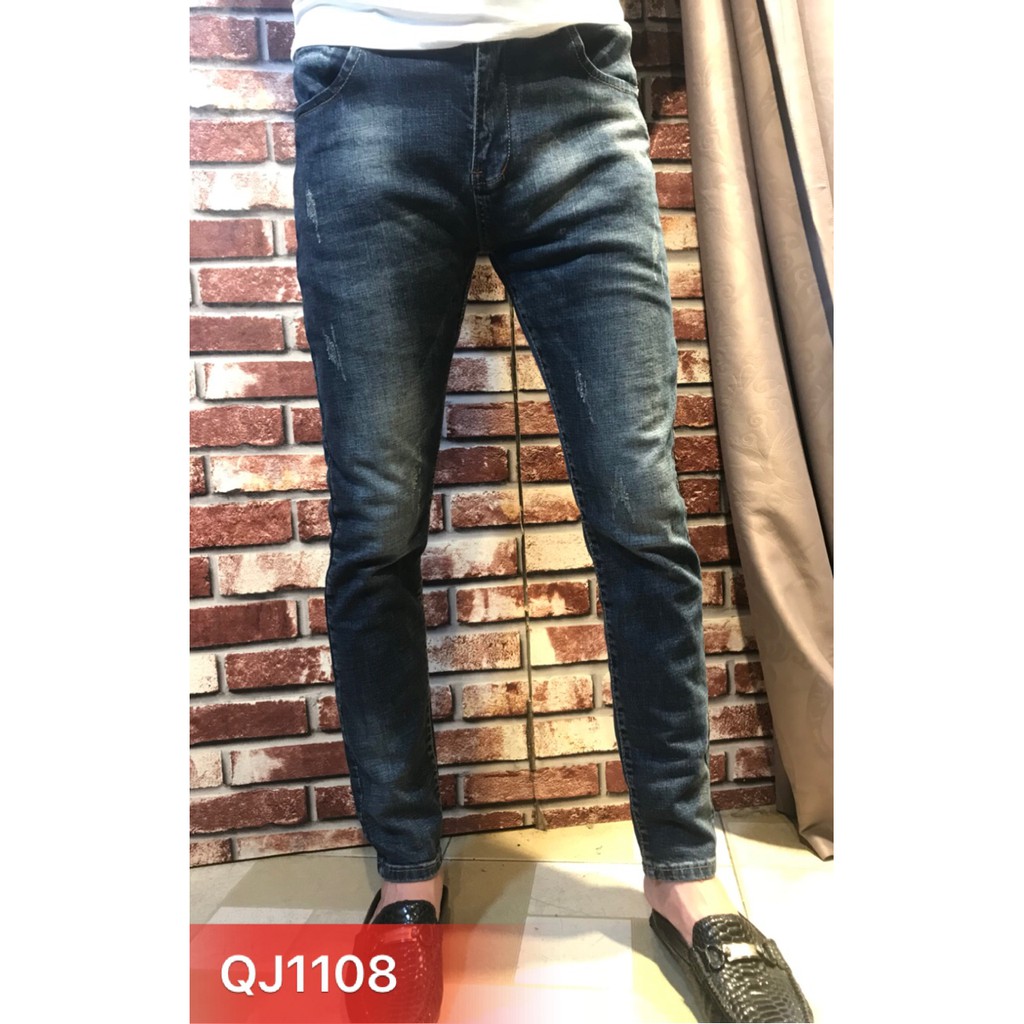 quần jean QJ1108, jean không phai màu,độ co giản thoải mái,form body,chuẩn men,ải mềm mượt mát hợp,100% ảnh thật