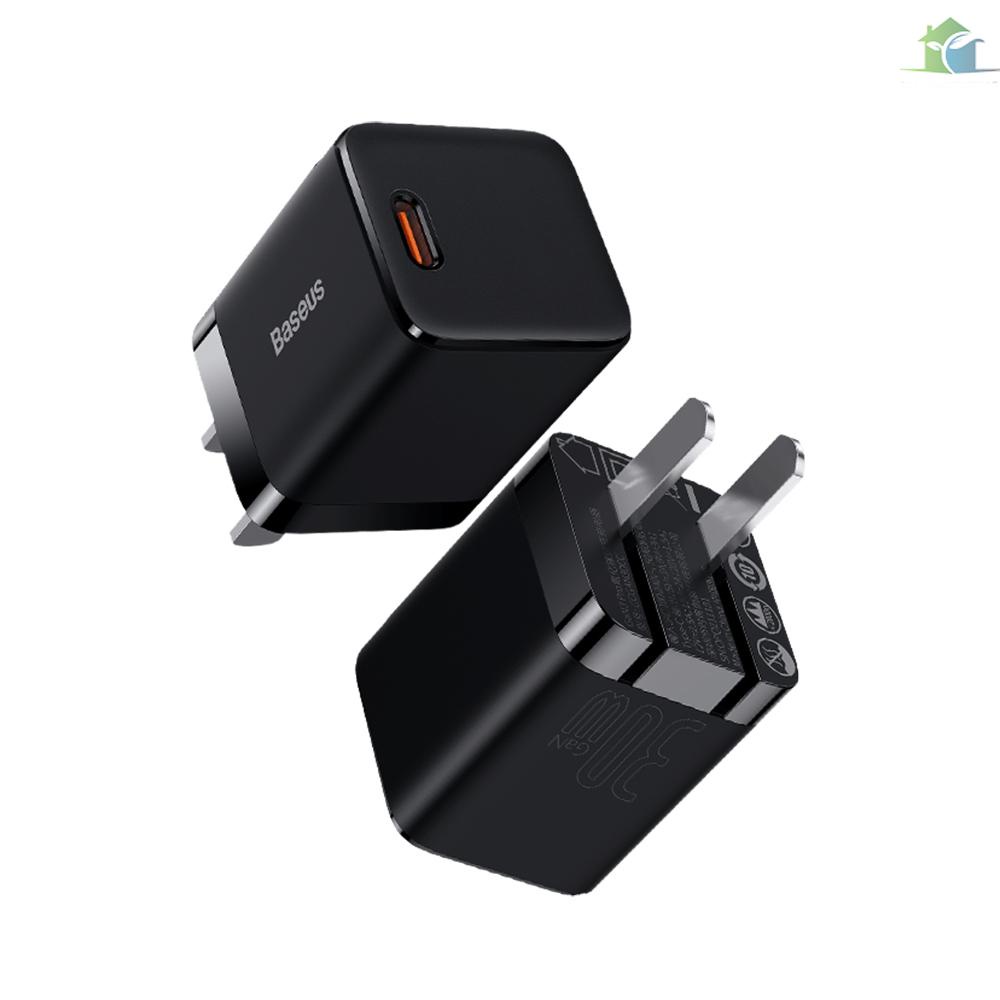 BASEUS Củ Sạc Nhanh 30W PD 3.0 QC3.0 PPS Cho iPhone 13 12 Pro Max iPad Pro Macbook