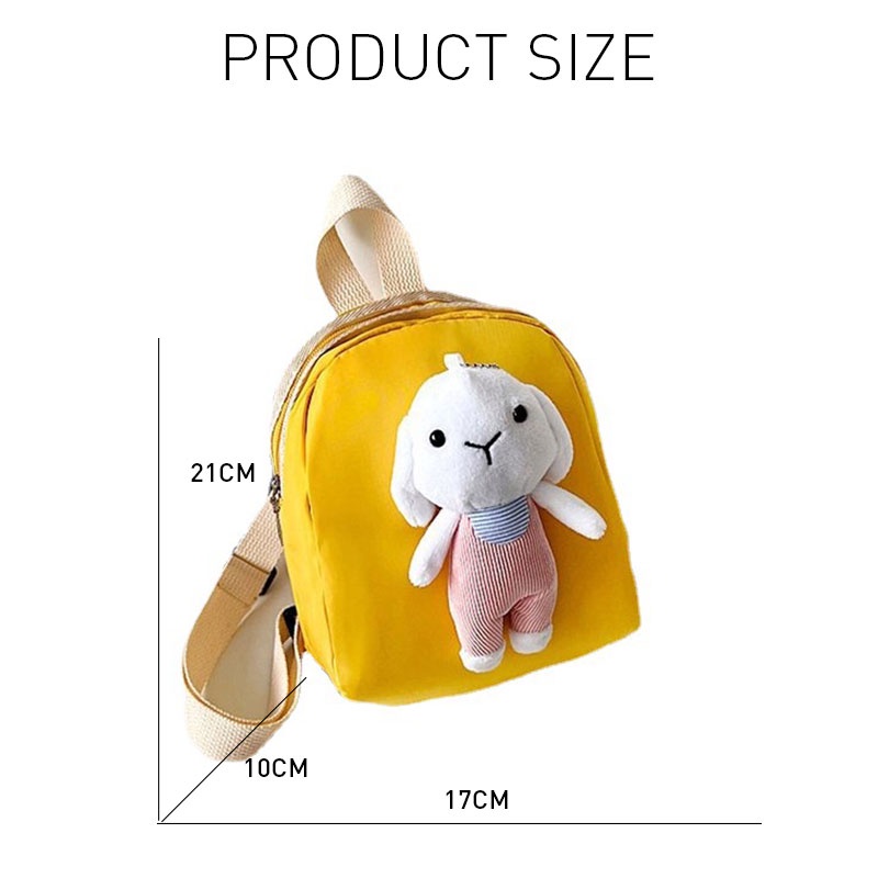 Balo YADOU gắn hình thỏ dễ thương thời trang cho bé trai và gái