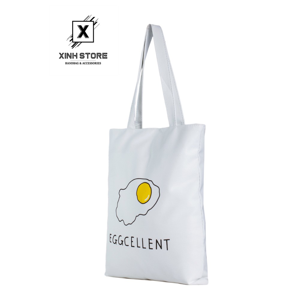 Túi Vải Đeo Vai Tote Bag Trứng XinhStore