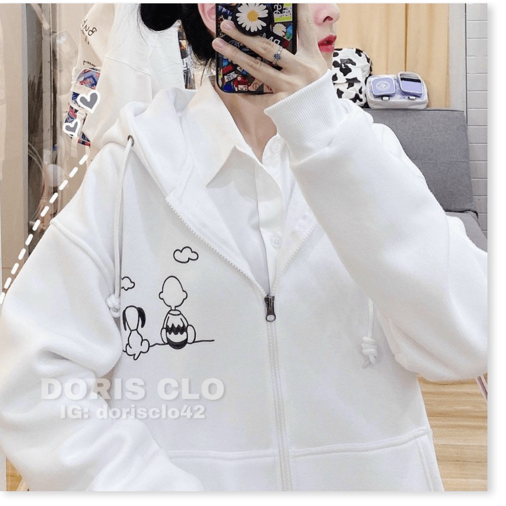 ÁO KHOÁC NỮ PHONG CÁCH HOODIE CÓ DÂY KÉO CHẤT LIỆU CAO CẤP GIÁ RẺ BẤT NGỜ