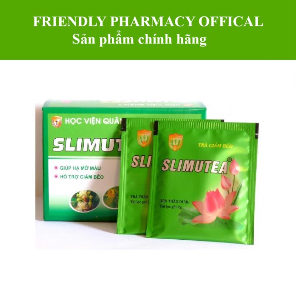 Trà giảm béo Slimutea - Hỗ trợ giảm mỡ máu, giảm cân cho người thừa cân, béo phì (36 gói)