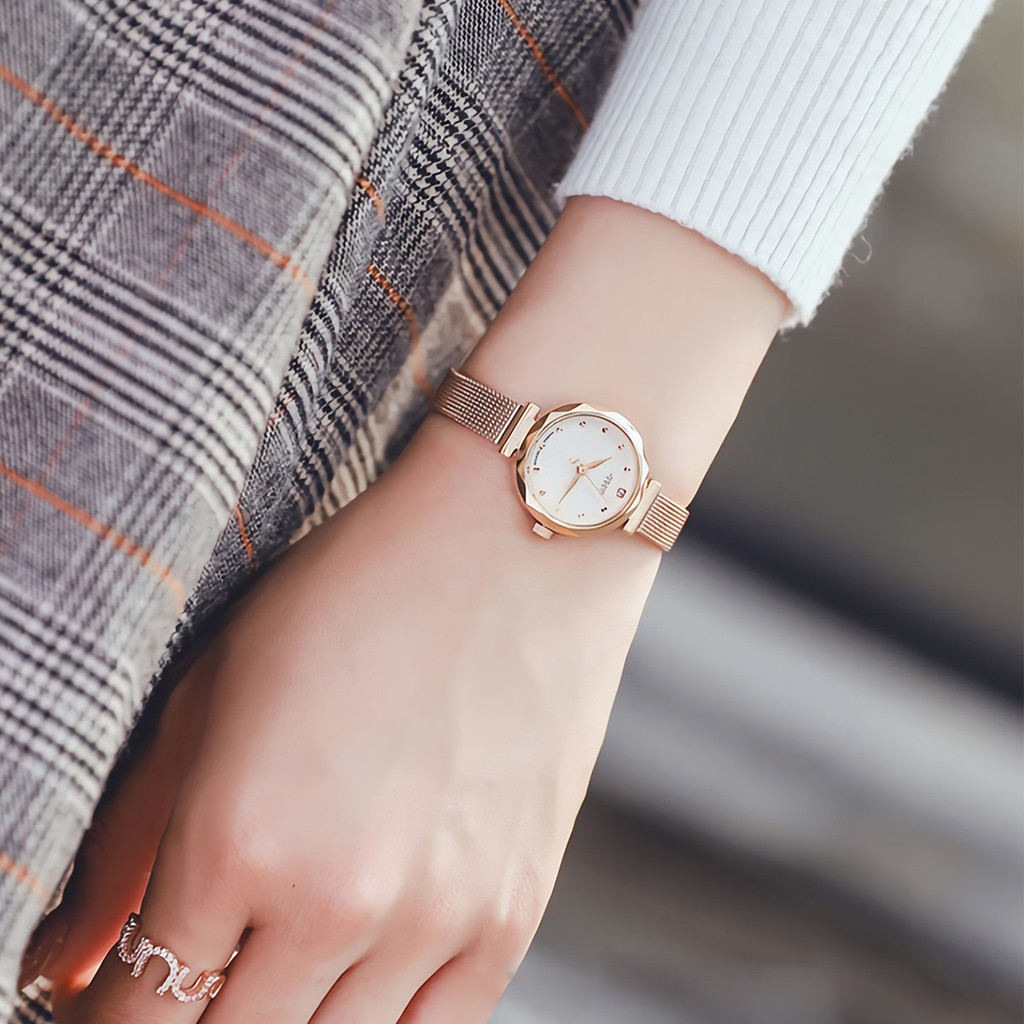 Julius Official | Đồng hồ nữ Julius JA-829 dây thép