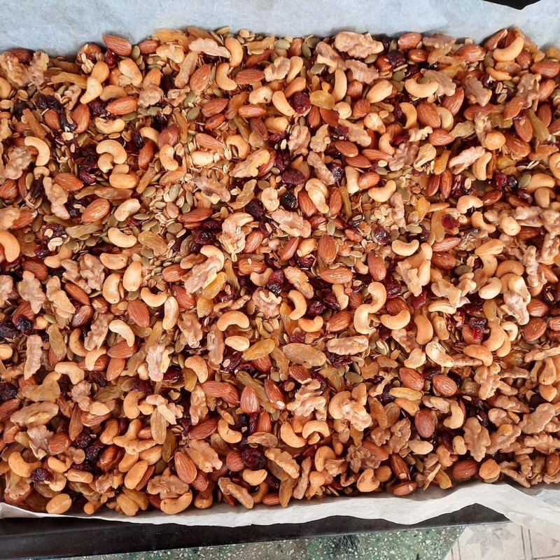 500GRAM GRANOLA NGŨ CỐC HẠT- NGŨ CỐC ĂN KIÊNG