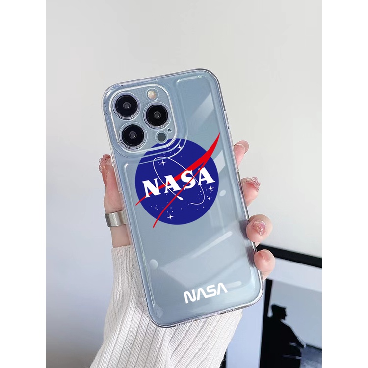 Ốp Điện Thoại TPU Gel Đệm Khí Chống Rơi Hình NASA Cho Samsung Galaxy S22 Plus Note 20 Ultra 10 S21 FE S20