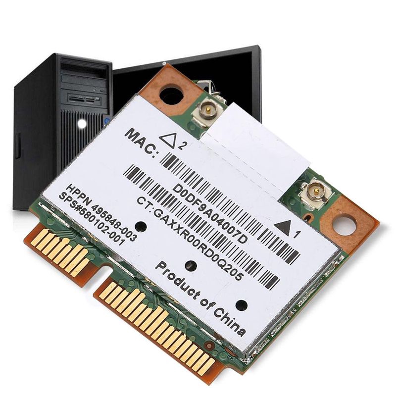 [Seller Recommend] Card Wifi Mini Pci-E 2.4 / 5g 300m 802.11a / B / G / N Cho Laptop Pc | BigBuy360 - bigbuy360.vn