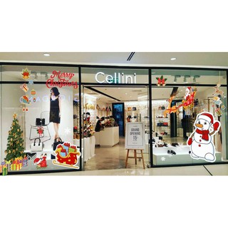 Decal Noel 2021 | Decal trang trí giáng sinh (4 tấm lớn)