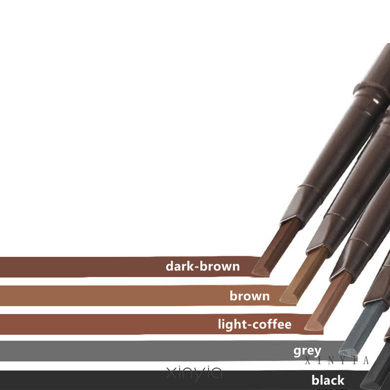 [Hàng mới về] Chì kẻ mày hai đầu 5 màu tùy chọn chống thấm nước lâu trôi