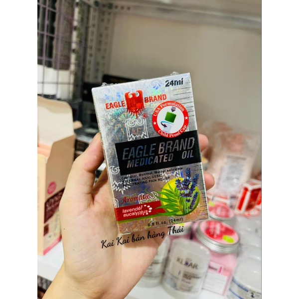 [Chính Hãng Sing] Dầu gió con ó nước vàng, nước trắng, nước xanh Eagle Brand 24ml