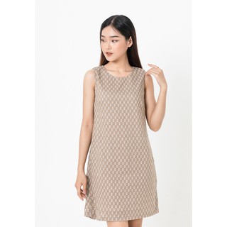DE LEAH - Đầm Suông Nhún Lưng - Thời trang thiết kế