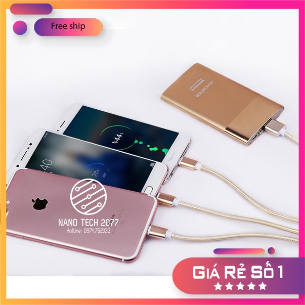 🔥Dây Cáp Sạc 3 Đầu Thông Minh Dây Dù Cực Bền