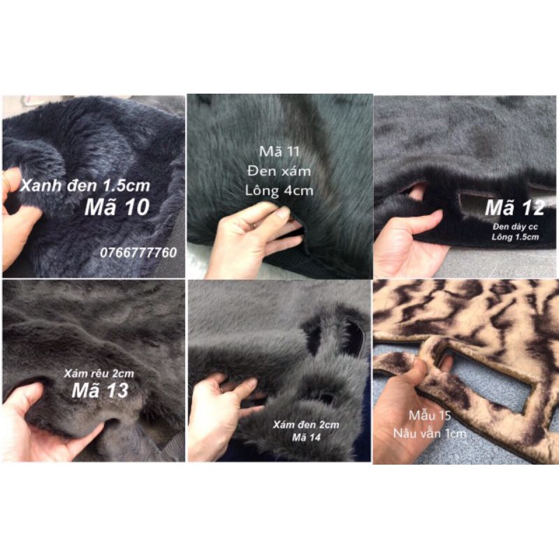 Thảm taplo lông cao cấp mazda 3 mới