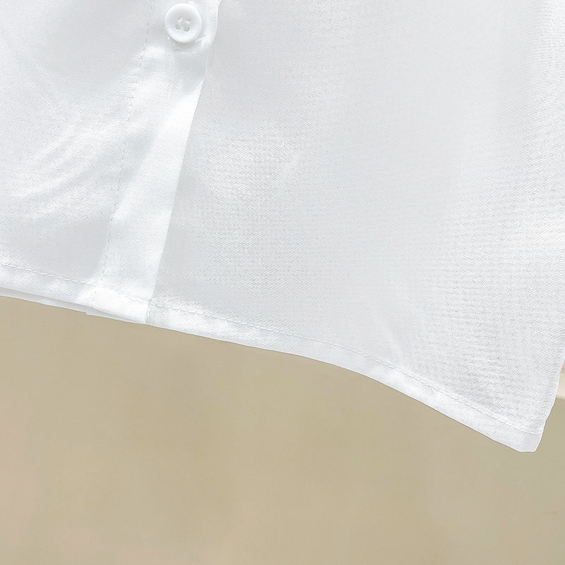 Áo Sơ Mi Tay Ngắn Phong Cách Mới 2022 Cho Bé Gái