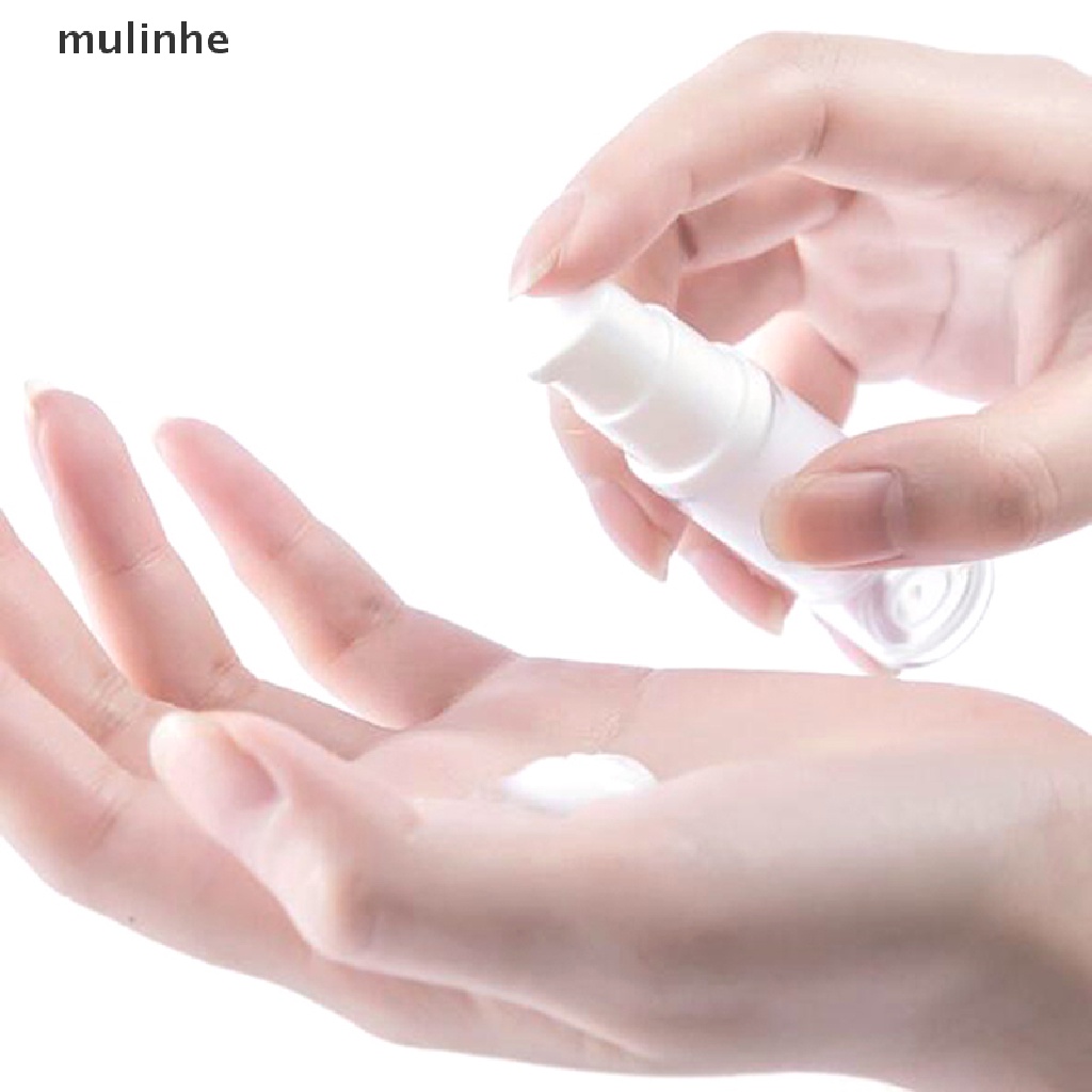Set 2 Chai Nhựa Rỗng 5 / 10 / 15ml Dạng Bơm Đựng Mỹ Phẩm Tiện Dụng Khi Đi Du Lịch