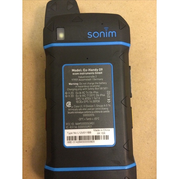 Smart exhandy209, sonim xp6 phiên bản chống cháy nổ zone1, division1