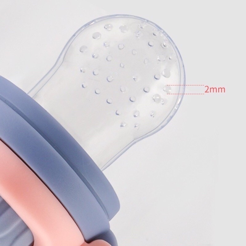 Túi nhai ăn dặm chống hóc Misuta kèm 3 núm thay đổi