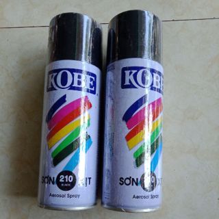 Sơn xịt 210 màu đen