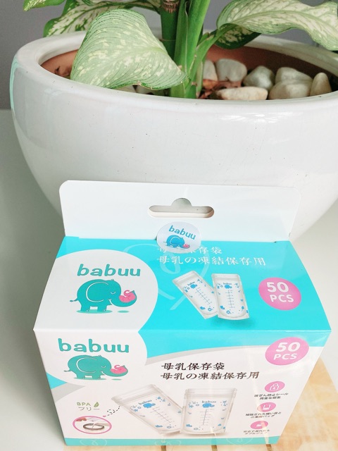 TÚI TRỮ SỮA NHẬT BẢN BABUU 250ML