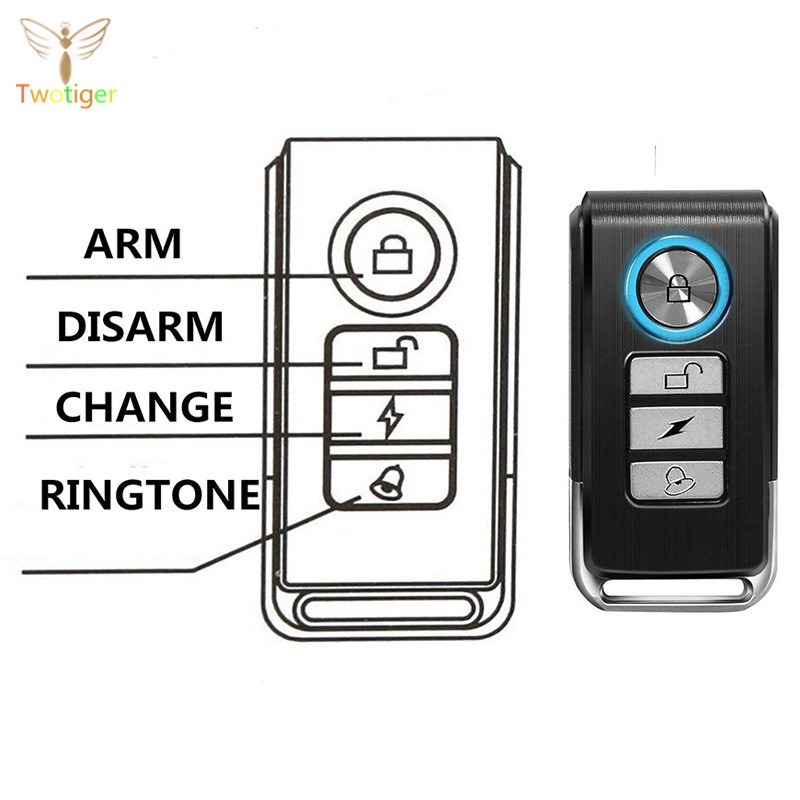 Chuông chống trộm 113db cho xe máy / xe đạp chất lượng