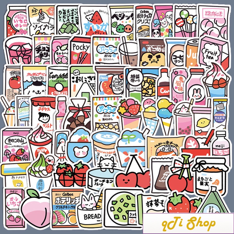 Set-mix 10 Tấm Stickers Dễ Thương