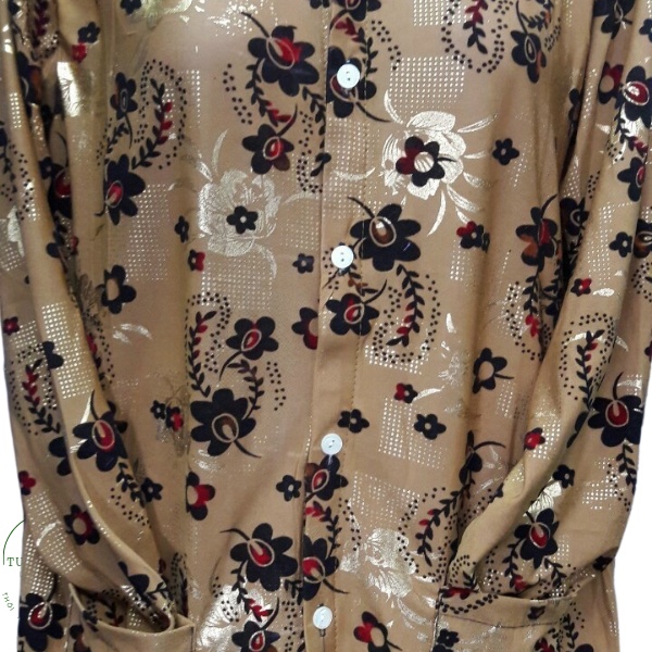 Bộ Đồ Bà Già Áo Bà Ba Ép Nhung Quần SaTanh