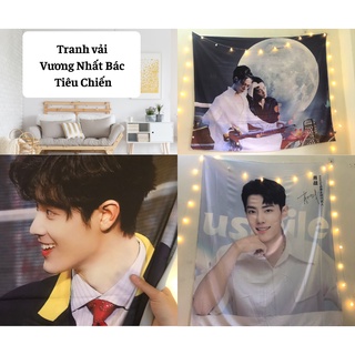 Tranh vải in hình Vương Nhất Bác - Tiêu Chiến, in ảnh Vương Nhất Bác - Tiêu Chiến theo yêu cầu