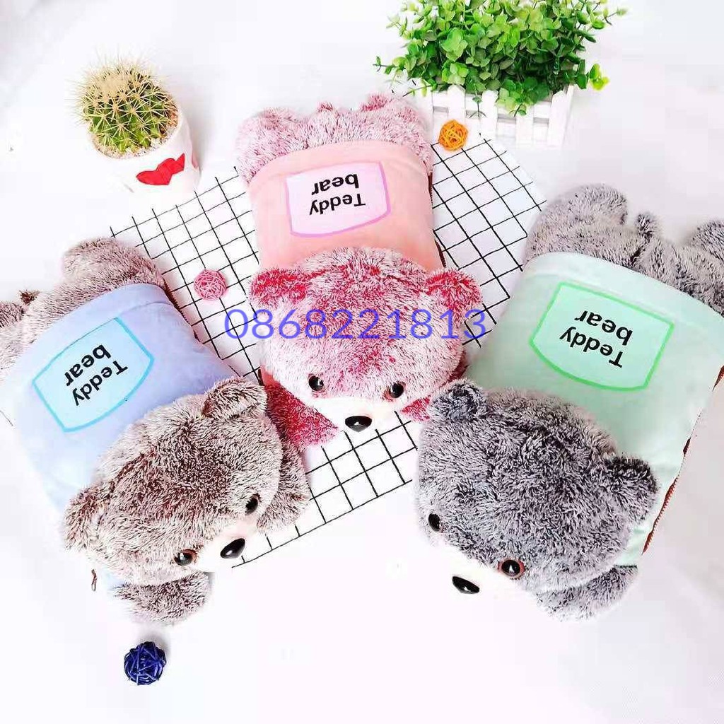 Túi Sưởi Chườm Gấu Bông Đáng Yêu (Chọn Mẫu)