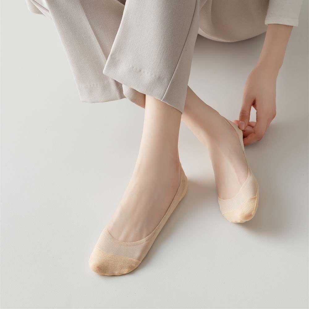 Tất Lưới Thoáng Khí Chống Trượt Màu Sắc Đơn Giản VANES1