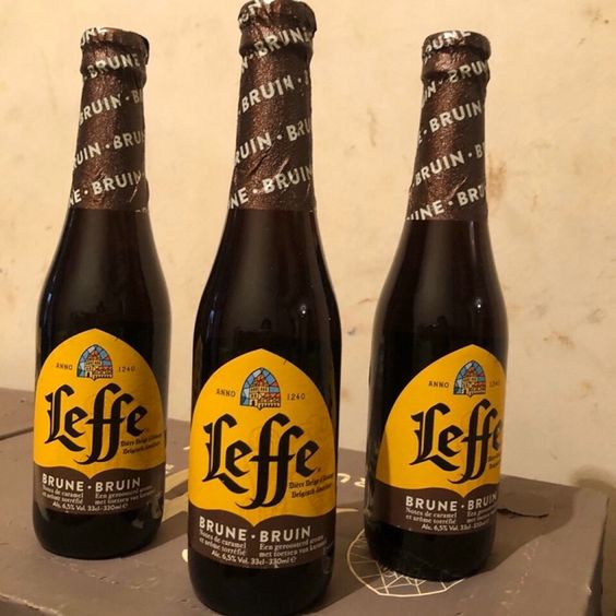 Thùng 24 Chai Bia Leffe Brune (Leffe Nâu)  330ml