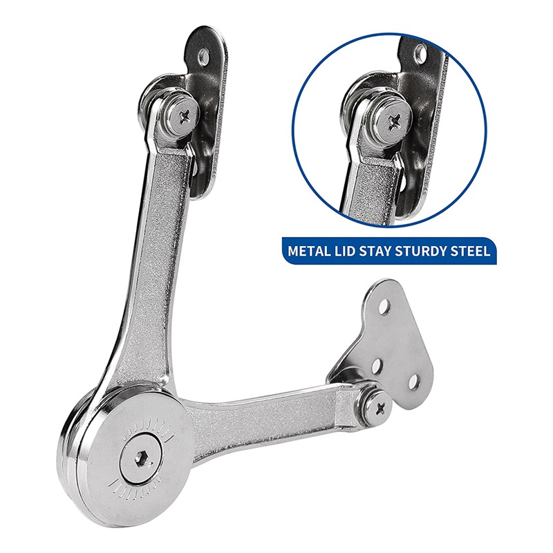 Set 2 Bản Lề Mềm Chịu Lực Tốt Hỗ Trợ Mở Nắp Tủ Nhà Bếp Hỗ Trợ Maximum 50Lbs