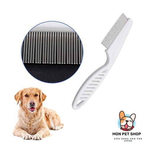 Lược chải ve rận chó mèo 15cm - Chăm sóc sức khỏe cho thú cưng