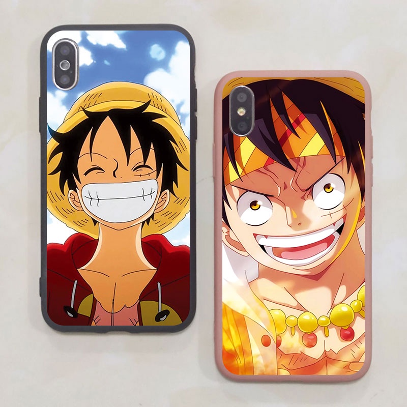 OPPO A37 A39 A57 A71 A83 A1 Vỏ điện thoại TPU mềm và dẻo One Piece Luffy