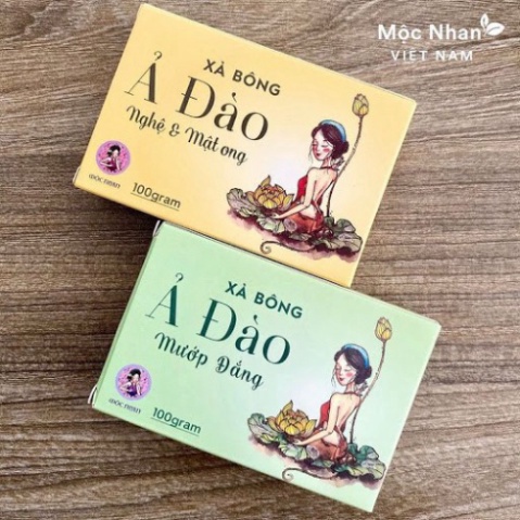 [Các Loại] Xà bông nghệ mật ong Ả ĐÀO - Xà bông nghệ Mộc Nhan handmade | BigBuy360 - bigbuy360.vn