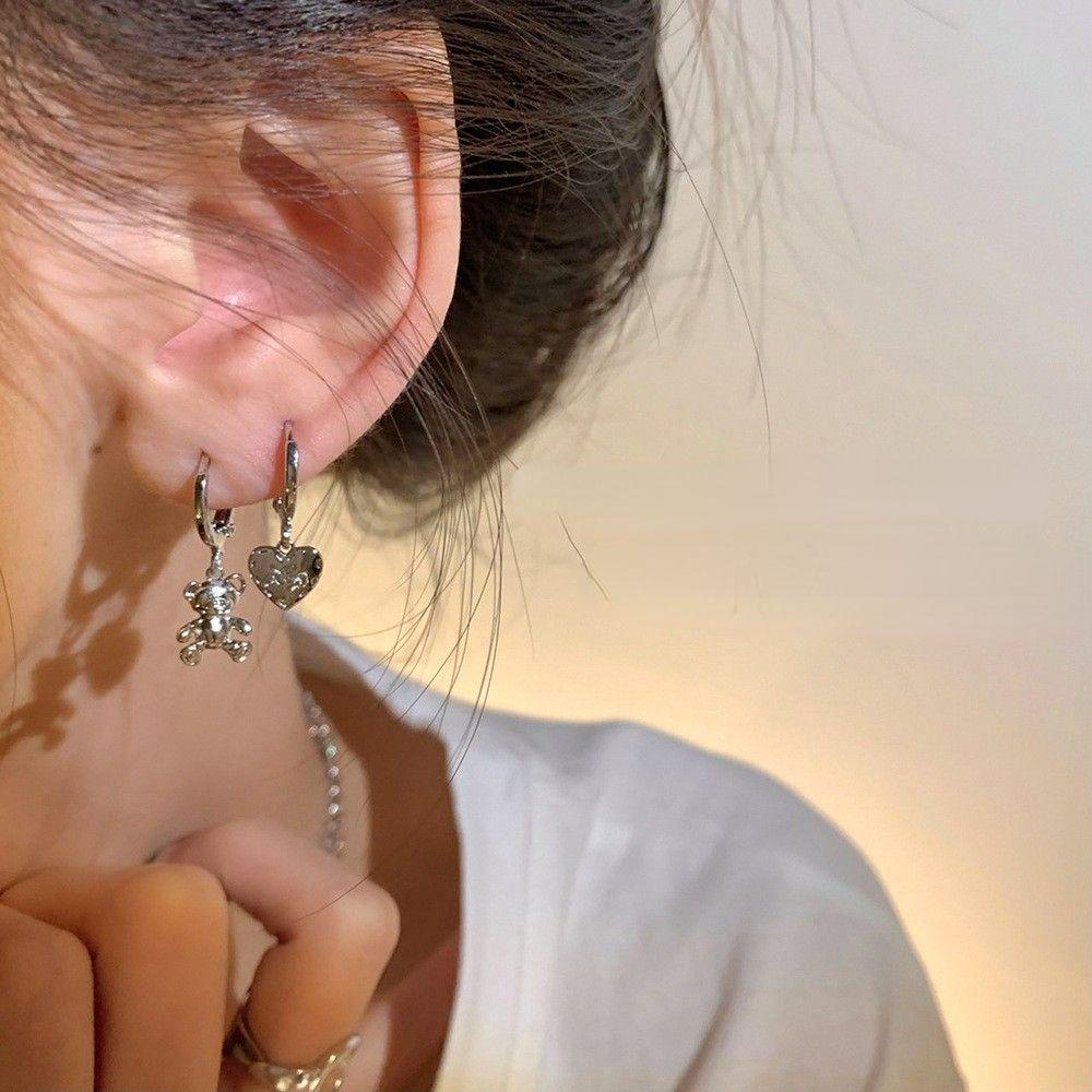 Set 4 Khuyên Tai Dạng Chuỗi Thắt Nơ Thời Trang Dự Tiệc