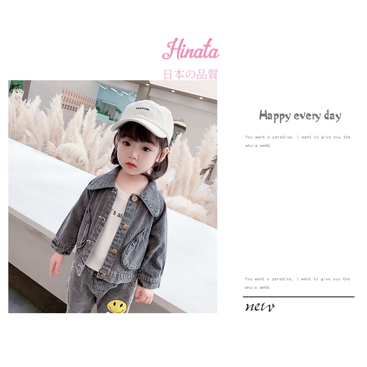 Set Jean cho bé gái Hinata BF44