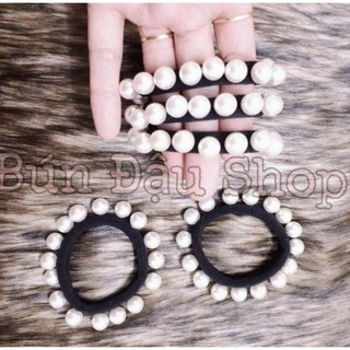 [SALE!!!] Dây buộc tóc đính hạt trai