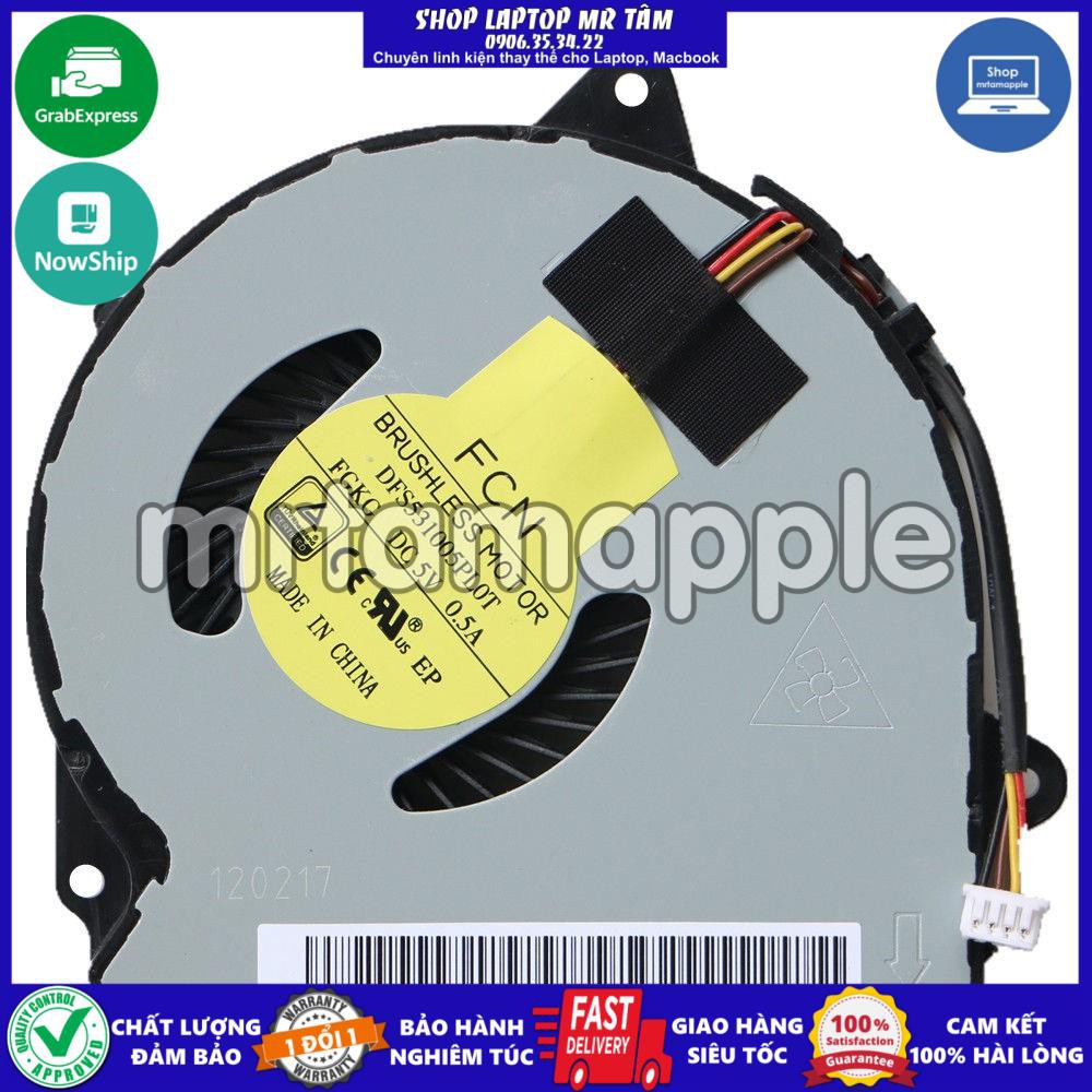 QUẠT LAPTOP LENOVO G40-70  Ideapad G40-30, G40-45, G40-70, G50-30, G50-45, G50-70, G50-80, Z40-30, Z40-45, Z40-70