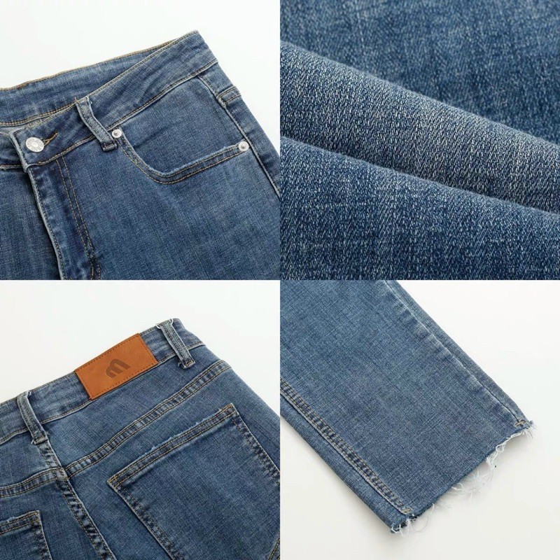 QUẦN JEANS SKINNY CO DÃN XANH TRƠN (kèm hình chụp thật) | BigBuy360 - bigbuy360.vn